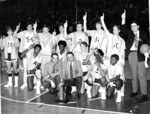 Lakelanders Briscoe, Gray and Randall as part of Parkdale High School's team