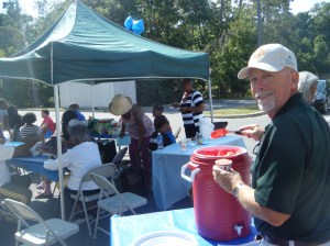 Mr. Clements with his free ices from Rita'S College Park